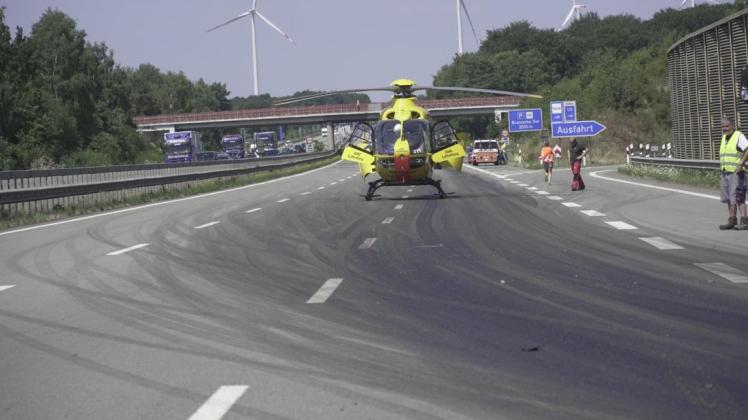 Bei einem Unfall auf der A1 bei Bramsche ist am Montag ein Lkw-Fahrer ums Leben gekommen. 