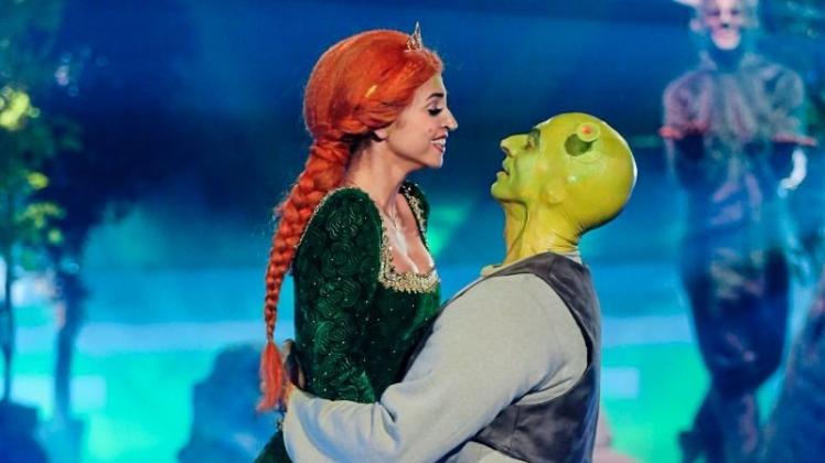 Let’s Dance – das Finale 2018: Als grüner Oger Shrek gewinnt Ingolf Lück mit Ekaterina Leonova die elfte Staffel. 