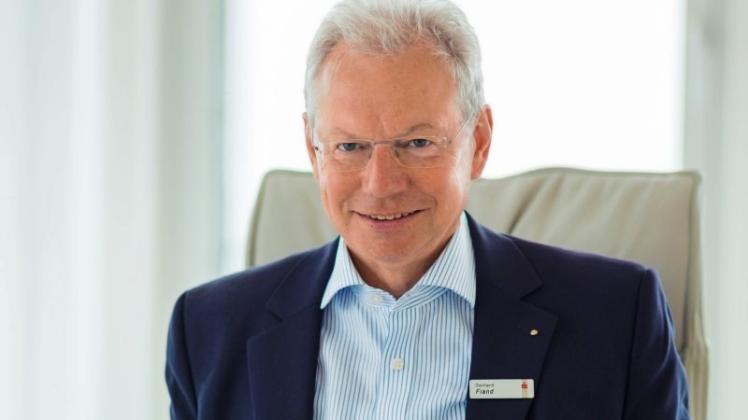 Gerhard Fiand, Vorsitzender des Vorstandes der LzO, mal ohne Schlips. Die Kleiderordnung der Bank wird legerer. 