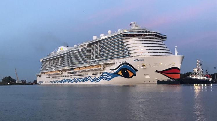 Die "AIDAnova" soll am Mittwoch in Bremerhaven von der Meyer Werft an AIDA Cruises übergeben werden. Die "AIDAnova" soll am Mittwoch in Bremerhaven von der Meyer Werft an AIDA Cruises übergeben werden.