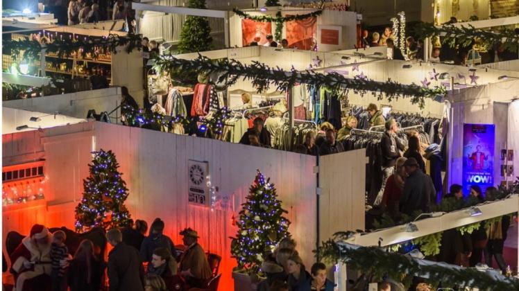 Am Wochenende findet die Weihnachtsausstellung "Christmas & More" statt. Foto: MESSE BREMEN/Oliver Saul