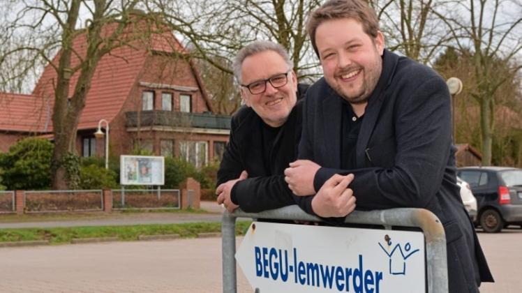 Neuer Leiter der BEGU Lemwerder ist Timo von den Berg (vorne). Er übernimmt die Aufgabe von Dieter Seidel, der seit 1991 federführend für die BEGU verantwortlich war. 