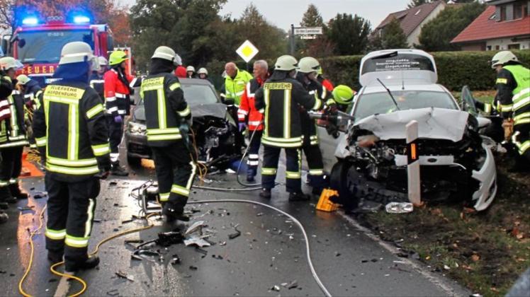 Zu einem schweren Verkehrsunfall ist es am Freitagnachmittag bei Wardenburg gekommen. 