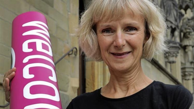 Willkommen in Osnabrück: Christine Grewe vom Büro Friedenskultur freut sich schon auf die europäischen Gäste beim „Labor Europa“. 