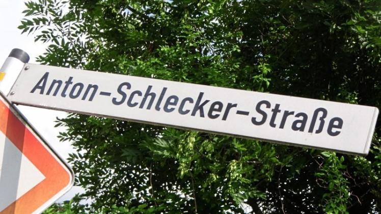 Streitpunkt im Stadtrat: die Anton-Schlecker-Straße in Gerden. 