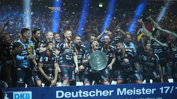 Die SG Flensburg-Handewitt wurde in der vergangenen Saison Deutscher Meister. Foto: imago/Beautiful Sports