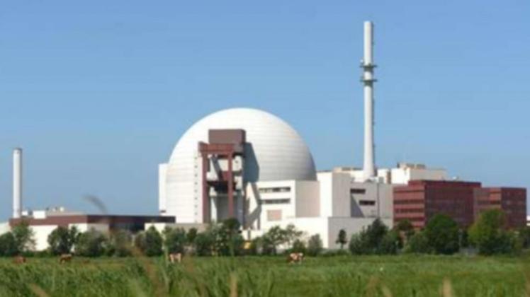 Das Atomkraftwerk Brokdorf in Schleswig-Holstein. 