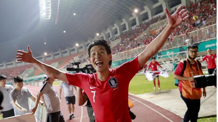 Der Ex-HSVer Heung-Min Son holt sich mit Südkorea bei den Asian Games die Goldmedaille ist damit vom Wehrdienst befreit. Foto: picture alliance/dpa