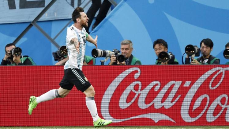 Lionel Messi führte Argentinien ins Achtelfinale. 