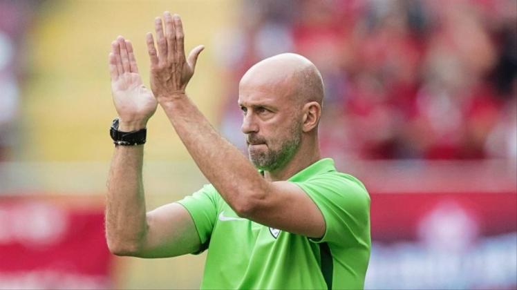 Münsters Trainer Marco Antwerpen. 