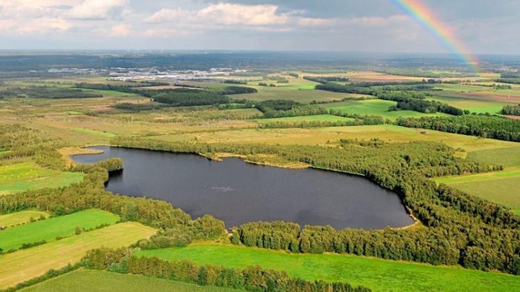 Das Theikenmeer im Grenzgebiet der Gemeinden Werlte und Spahnharrenstätte ist etwa 250 Hektar groß. Es soll künftig touristisch erschlossen werden. 