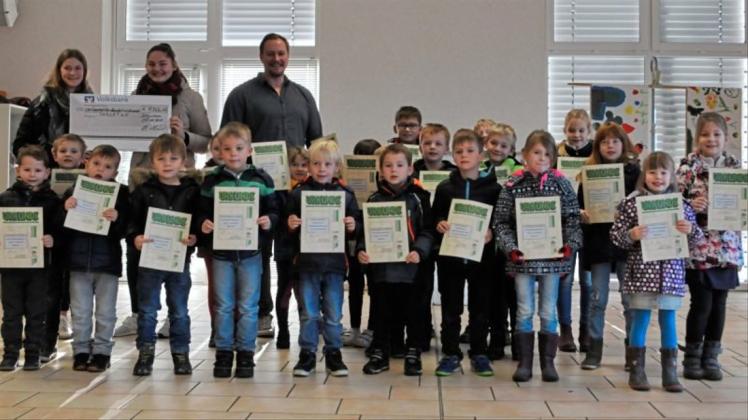 Kinder aus Börgermoor laufen für den | NOZ