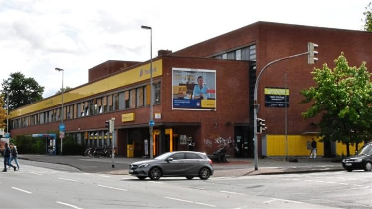 Die Postbank-Filiale an der Mühlenstraße in Delmenhorst bleibt am Donnerstag geschlossen. Archivfoto: Thomas Breuer