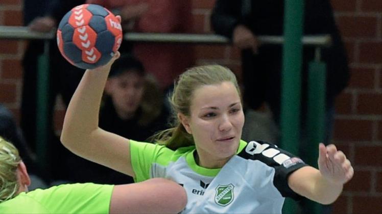 Sind an diesem Freitag beim Wilhelmshavener SSV gefordert: die Oberliga-Handballerinnen des TV Neerstedt um Kirsten Kurok. 