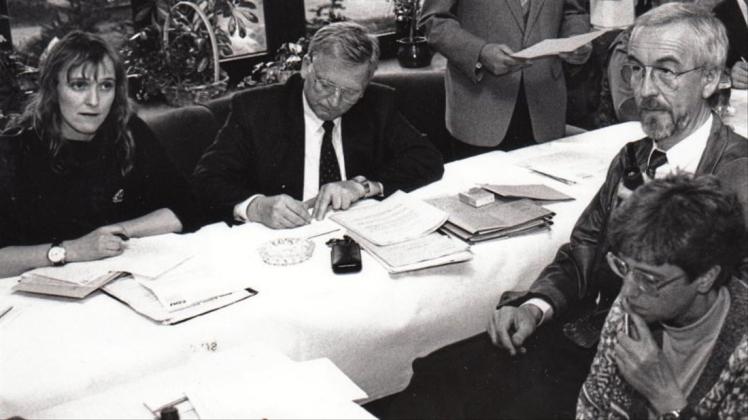 Der CDU-Gemeindeverband Ganderkesee veranstaltete am 11. April 1991 seine Hauptversammlung. 