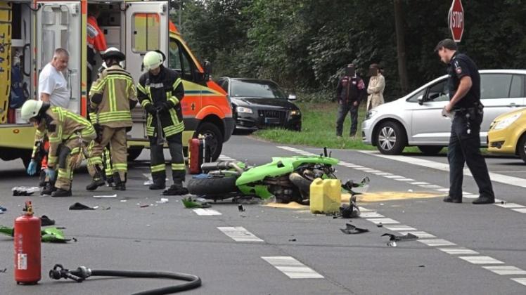 Ein schwerer Unfall hat sich am Mittwochmorgen in Delmenhorst-Stickgras ereignet. 