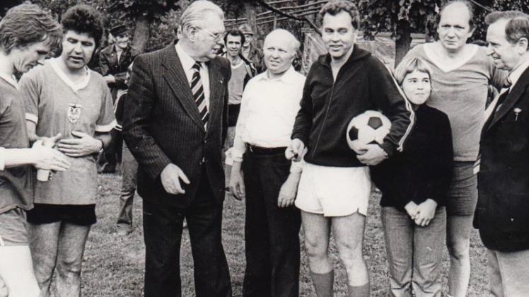 Die SPD feierte am 9. Oktober 1978 mit einem Fußballturnier der drei Ortsgruppen ihr 75-jähriges Bestehen. Foto:Harald Pollem