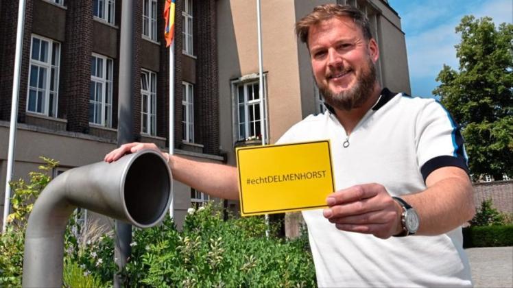 Sprachrohr der Stadt: Timo Frers kümmert sich um eine positive Außendarstellung. Der Hashtag #echtDelmenhorst wird wohl behütet. 