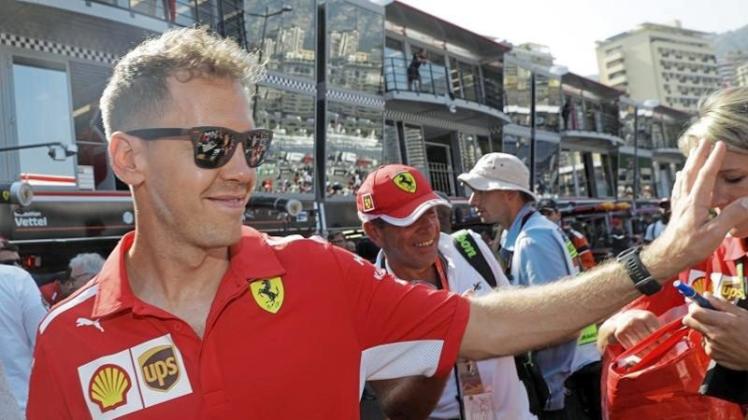 Ferrari-Star Sebastian Vettel will auch in Frankreich gewinnen. 