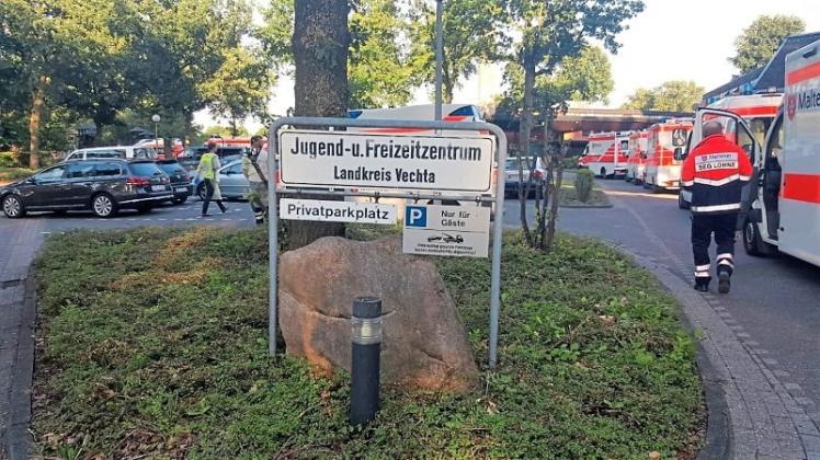 In einer Jugend- und Freizeiteinrichtung in Damme am Dümmer See sind am Donnerstag 31 Kinder von zwei Gruppen aus Rheinland-Pfalz erkrankt. 