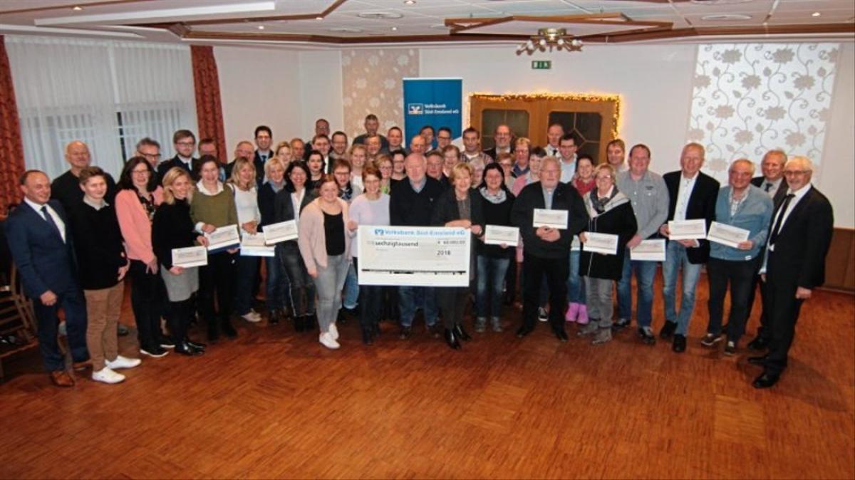 Volksbank SüdEmsland spendet 60.000 Euro an 51 NOZ