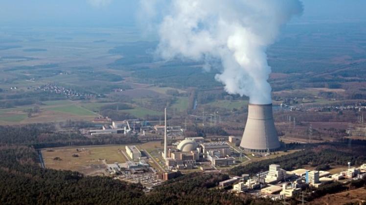 Das Kernkraftwerk Emsland. 