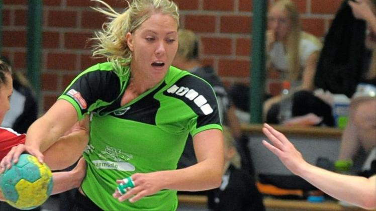 Wiebke Kieler warf den späten Ausgleich für den TV Neerstedt in der Handball-Oberliga. Wiebke Kieler warf den späten Ausgleich für den TV Neerstedt in der Handball-Oberliga.