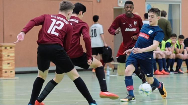 Die C-Juniorenfußballer des VfL Stenum treten bei der Futsal-Bezirksmeisterschaft an. 