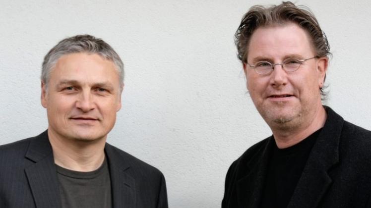 Thomas Schlegel (links) und Markus Häger laden zu besinnlichen Konzerten zur Winterzeit ein. 