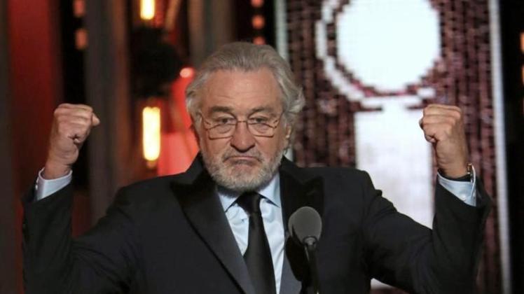 Robert De Niro voller Wut bei den Tony Awards. 