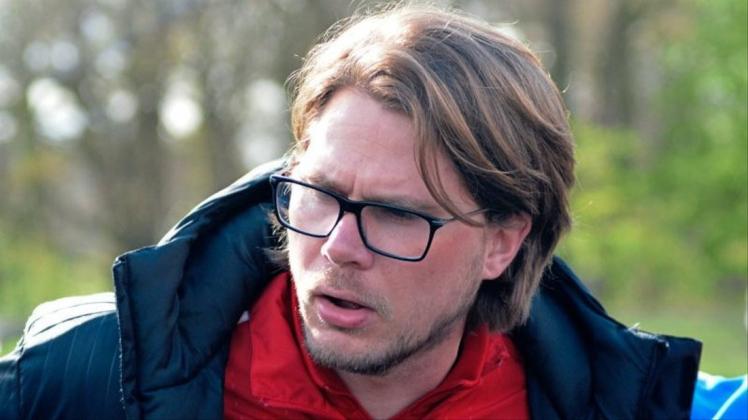 Zufrieden mit der Leistung seiner Mannschaft: Hudes Trainer Lars Möhlenbrock. 
