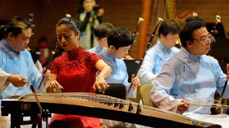 Schon 2016 spiele ein Ensemble zum Chinesischen Neujahrskonzert in Varrel auf.Archivfoto: Alexander Schnackenburg