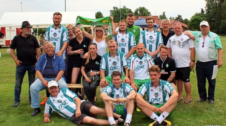 Der Werder-Fanclub Stars aus Delmenhorst und Ganderkesee wurde bei der offiziellen Meisterschaft Dritter. 