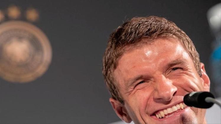 Freut sich auf das erste Länderspiel nach dem WM-Debakel: Thomas Müller. 