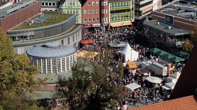 Kernstück der sanierten Innenstadt ist die Markthalle. Sie wurde 2013 neu gestaltet und ist Ort für vielerlei Veranstaltungen. Archivfoto: KlausWarninghoff