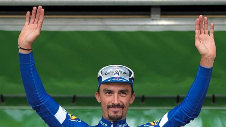 Der Franzose Julian Alaphilippe könnte sich den WM-Titel sichern. Der Franzose Julian Alaphilippe könnte sich den WM-Titel sichern.