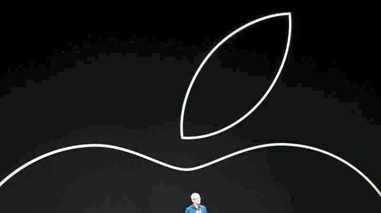 Tim Cook, Geschäftsführer von Apple, spricht im Steve Jobs Theater über das iPhone XS und das iPhone XS Max. 