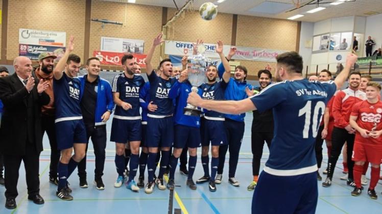 Der SV Tur Abdin ist durch einen Finalsieg über den SV Atlas Delmenhorst Futsal-Kreismeister. 