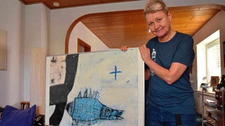 Birgit Wick liebt das Wasser. Das ist auch in ihrem künstlerischen Werk offenkundig. 