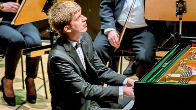 Marek Kozák, hier bei seinem Mehrfacherfolg beim Europäischen Klavierwettbewerb in Bremen, tritt im Stuhrer Rathaus auf. 