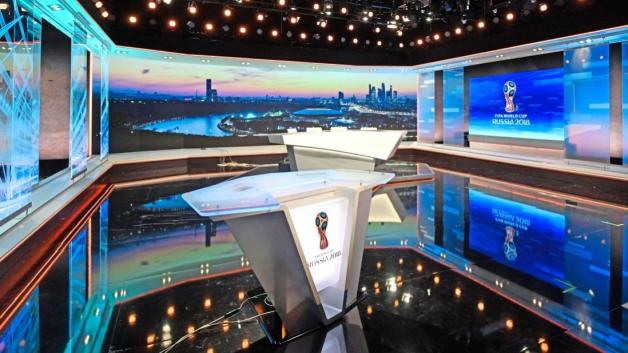 In den nächsten Wochen oft zu sehen: Das gemeinsame TV-Studio von ARD und ZDF steht beim Südwestrundfunk in Baden-Baden. In den nächsten Wochen oft zu sehen: Das gemeinsame TV-Studio von ARD und ZDF steht beim Südwestrundfunk in Baden-Baden.