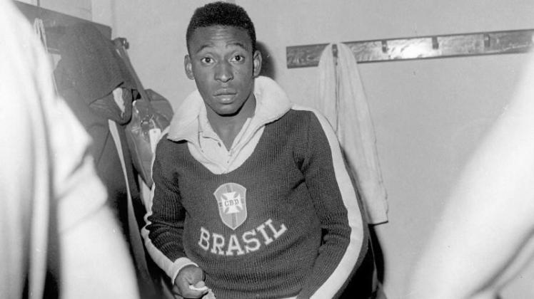 Der Stern von Pelé ging 1958 bei der Weltmeisterschaft in Schweden auf. Der spätere Weltstar gab gegen die Sowjetunion sein WM-Debüt. 