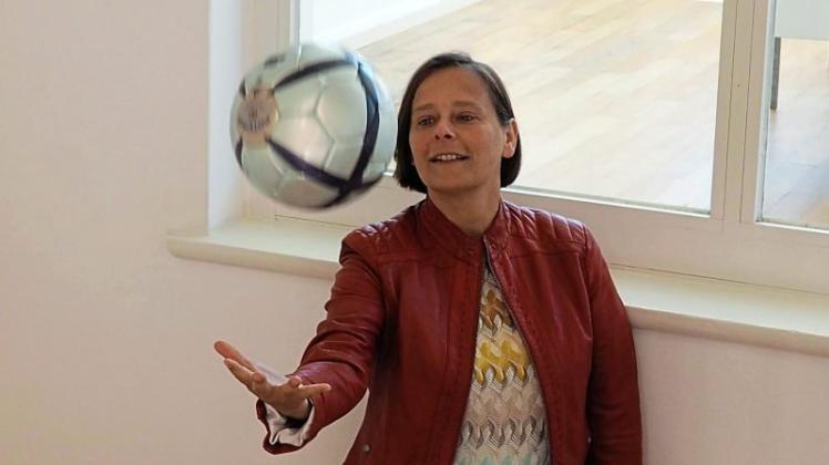 Annett Reckert, Leiterin der Städtischen Galerie Haus Coburg, findet vieles am Fußball opportunistisch und zutiefst menschlich. 