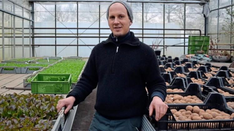 „Für uns ist es das Zukunftsmodell, um kleine, vielfältige Biobetriebe zu erhalten“, sagt Agrarbetriebswirt Eike Frahm.. 