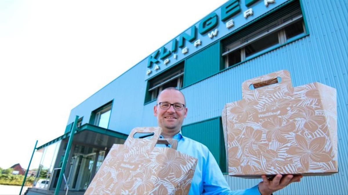 Wellbag Recycelbare „Wellbag“ soll die Plastiktüte
