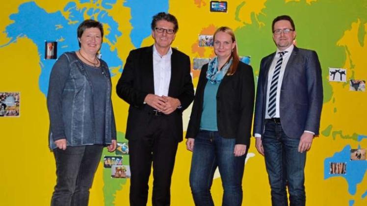 Planen den Antrag zur Einführung von offenen Ganztagsschulen in Bissendorf (von links): Martina Storck, Guido Halfter, Meike Osterfeld und Guido Dinche. 