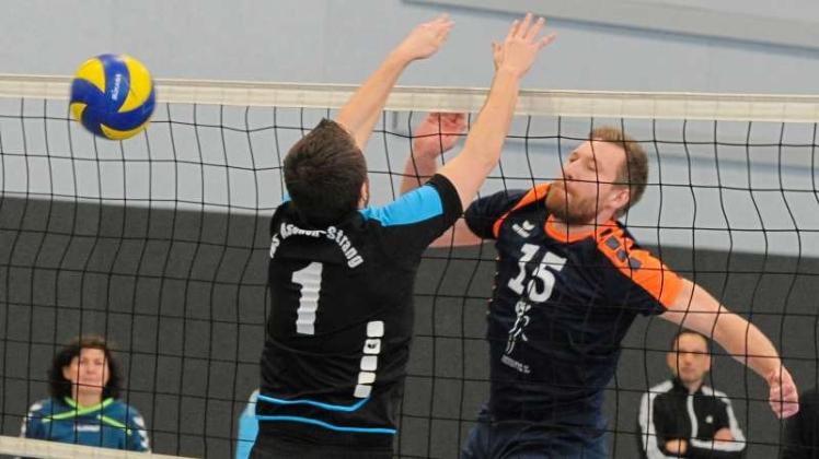 Björn Schröder und die Volleyballer der VG Delmenhorst-Stenum kämpfen Ende April in Hannover um den Klassenerhalt. 