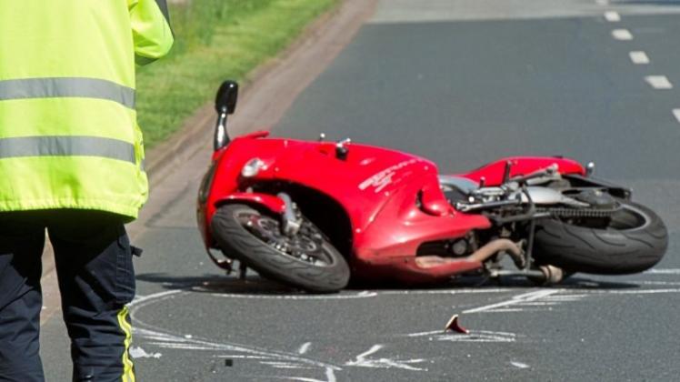 In Sannum in der Gemeinde Großenkneten im Landkreis Oldenburg hat es einen Motorradunfall gegeben. Symbolfoto: dpa In Sannum in der Gemeinde Großenkneten im Landkreis Oldenburg hat es einen Motorradunfall gegeben. Symbolfoto: dpa