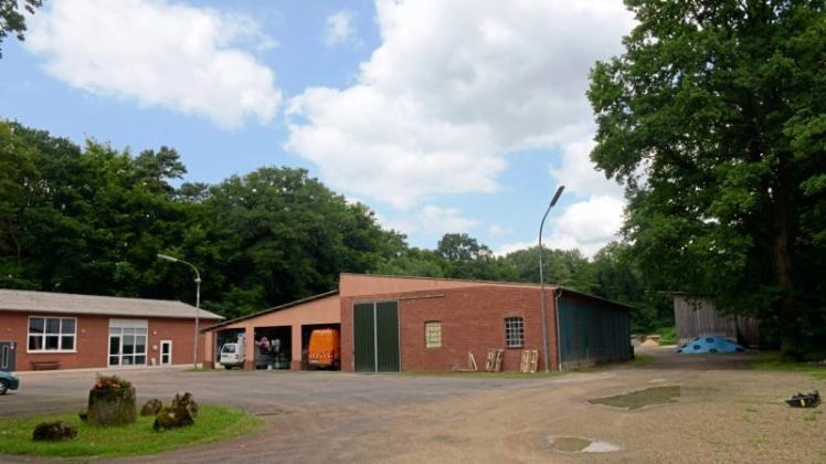Baustelle Bauhof: Im Oktober soll auf dem Betriebsgelände am Forstgarten in Quakenbrück eine neue Maschinenhalle entstehen. 