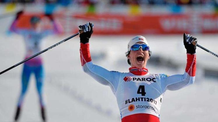 Norwegens Ski-Königin Marit Bjørgen krönte sich mit dem 15. Gold zur alleinigen Rekord-Weltmeisterin. 